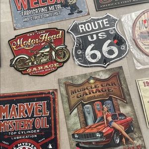 Metal signs